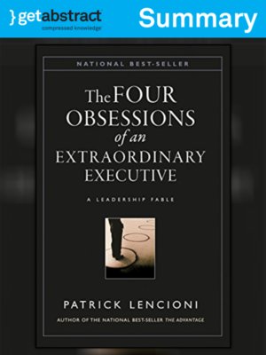 cover image of The Four Obsessions of an Extraordinary Executive (Summary)